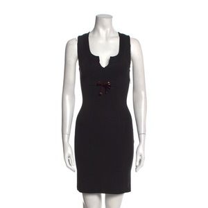 Gucci Black Sheath Dress, Black, Size S